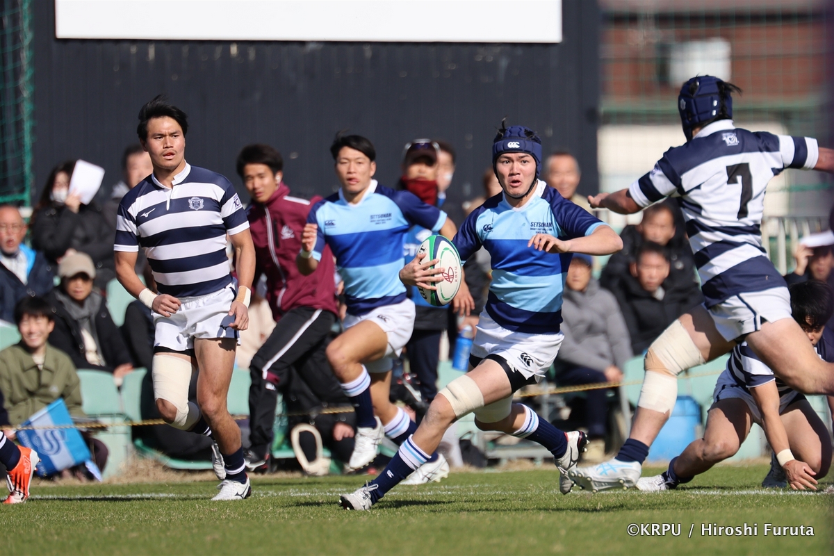 12月2日(土) 摂南大学 vs 関西大学 - 関西ラグビーフットボール協会